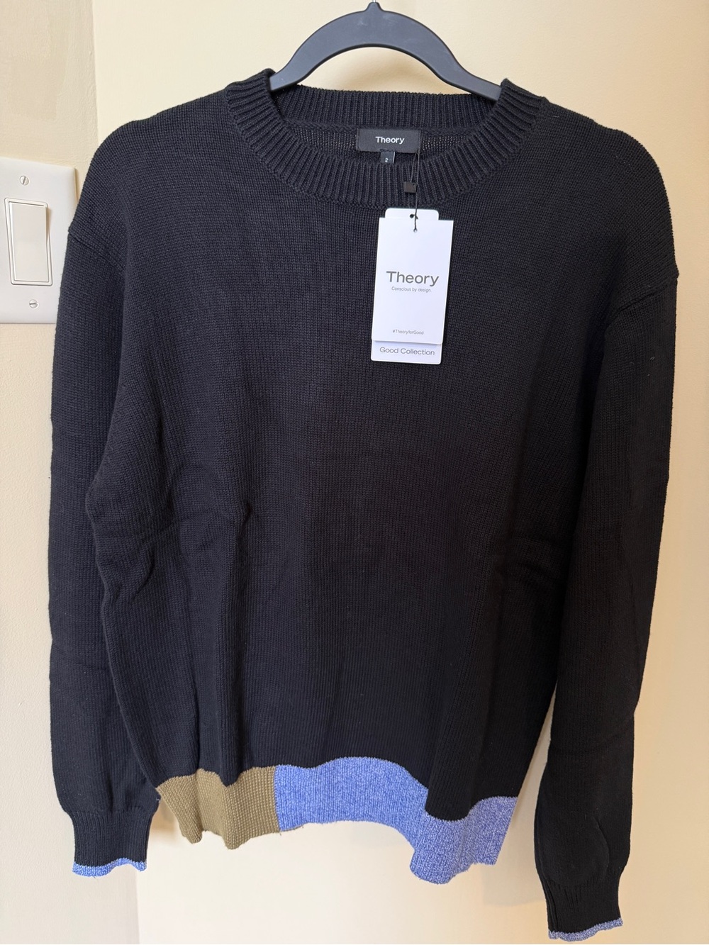 Theory Knit Sweater Closet Cleanout Brand New Crew Neck Pullover